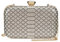 AFKOMST Abend-Clutch-Tasche für Damen, glitzernde Strasssteine, Clutch, für Party, Braut, Nacht, Schwarz