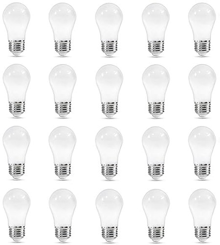 ZFQ E27 LED Glühbirne, 3 Watt 300 Lumen LED Lampe E27, A50 Leuchtmittel, 6000K Kaltweiss, für Außen, Partys, Bühnen, Innendekorationen, 20er Pack