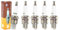 5x Zündkerze Isolator Spezial M14-260, Schlüsselweite 21mm für Simson S50 S51 S70 S53 SR50 SR80 KR51 SR4, MZ ES TS ETS ETZ BK350, IWL, AWO, EMW