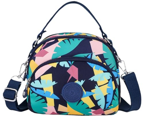 FAVORTALK Nylon Umhängetasche Crossbody Bag Kleine - Handtasche Damen Umhängetasche Schultertasche mit Verstellbarem Riemen DJB01210