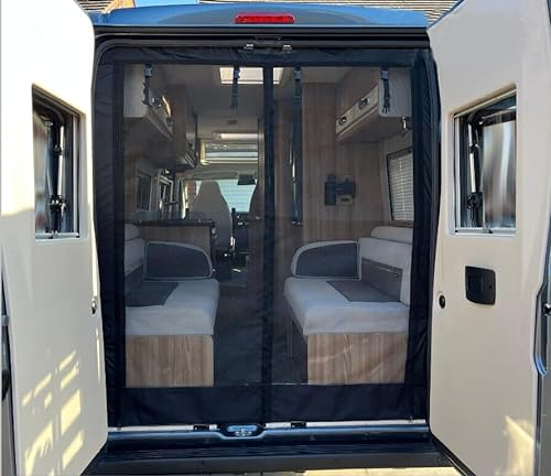 Mosquitera mosquitera RV para Ram Promaster, Peugeot Boxer, Fiat Ducato puerta trasera