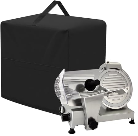 Fizentia Meat Slicer Cover Compatible with BESWOOD Meats Slicer/VEVOR Meat Slicer,Fit for 8/10/12 Meat Slicer Machine for Home/Commercial-20Lx17Wx15H