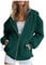 Sweat à Capuche Femme Pas Cher Zippé Sweat-Shirt à Manches Longues Décontracté Chaude Chic Et Elegant, Street Cotton Sweatshirt avec Poches Hoodies Veste de Sport Blousons Printemps Automne Cardigan