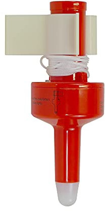 MiDMarine LED Lifebuoy Light with Lithium Battery. High Intensity LED Flashing light for Lifebuoys. MOB - Man Overboard Strobe Safety Light