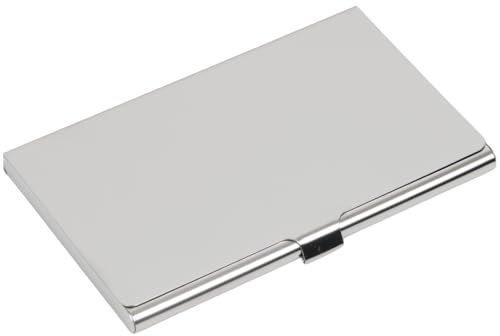 JIADEXIN Portabiglietti da Visita - Porta Biglietti da visita Professionale in Acciaio Inossidabile, Portacarte Tascabile Super Leggero per Uomo e Donna