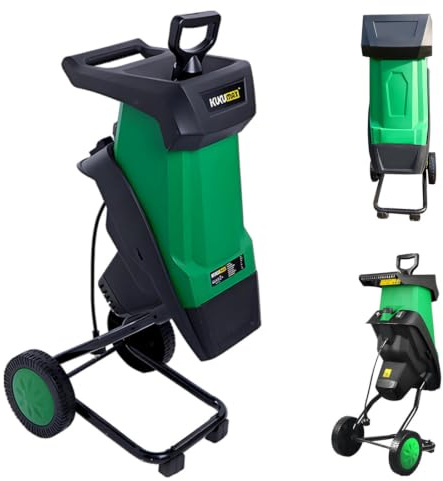 QianCruxtacy Biotrituratore Multifunzione per Legno E Foglie Green