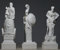 Statue Skulptur Griechische Götter Hephaestus & ARES & Göttin, 16 cm