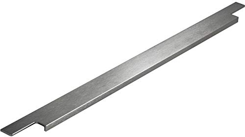 GedoTec Profil-Griff Alu Möbelgriff Küche Griffleiste Edelstahl-Optik - MALIBU | Küchengriff Aluminium für Möbel - Schubladen | Schrank-Griff Länge 696 mm | 1 Stück - Schubladengriff mit Harpunensteg