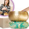 Bol Chantant Tibétain Artisanal + E-Book - Fait Main au Népal - Coussin, Maillet en Bois, Boite Lokta - Méditation - Relaxation - Guérison - Cadeau Parfait - Satisfait ou Remboursé