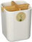 Lexon Pot pour Brosse à Dent, Bambou, Blanc, 8,4 x 8,4 x 10,5 cm LH39W8