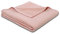 biederlack® Flauschige Kuscheldecke Pure Cotton I Made in Germany I Öko-Tex Made in Green I Wohndecke aus 100% Baumwolle in Rosa I Couch-Decke 150x200 cm | nachhaltig produzierte Sofadecke