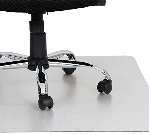 KAISER plastic® Bodenschutzmatte | Made-In-Germany | für Teppichboden | 115 x 135 cm | aus PET