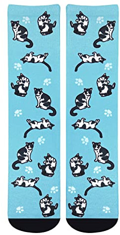 Benefeet Sox Lustige Crew-Socken für Männer und Frauen, neuartige verrückte Tiermuster-Anzugsocken, lustiges niedliches 3D-Druck-Design, Röhrensocken, Medium