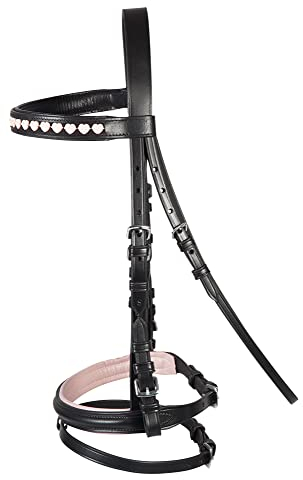 PFIFF 102705 Trensenzaum 'Heart', rosa Pony