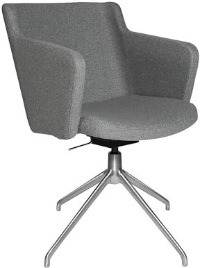 TOPSTAR | Besuchersessel SFH | 3D-Sitzgelenk und Aluminium-Fußkreuz | hellgrau