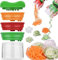 LANGING Cortador de Verduras Espiral Vegetal Cortador Manual para Zucchini Spiralizer Rallador