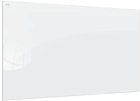ALLboards Glasboard Magnetisch Perlweiß 200x100cm, Rahmenlos, Glastafel, Magnettafel, Gehärtetes Glas