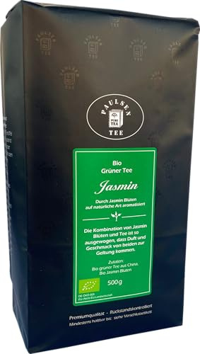 Paulsen Bio Jasmin, grüner Tee, 500g
