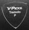 V-Picks™ »TREMOLO POINTED - MANDOLINE PICK« Plektren für Mandoline - 1.0mm - Farbe: Crystal Clear