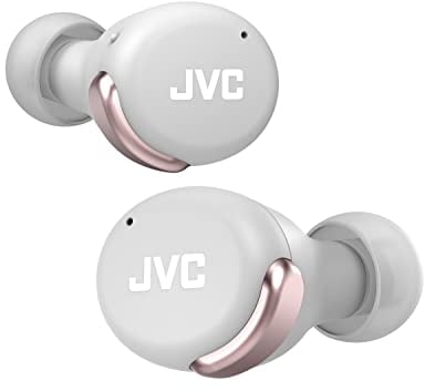 JVC HA-Z330T-P - Compact True Wireless Earphones, Active Noise Cancelling, Lightweight, Stylish Design, BT 5.2, Waterproof (IPX4), 21 Hours Playtime, Low Latency Mode for Games, (Pink)