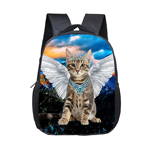 GDPOOTREE Tier Katze Kleiner Rucksack Jungen Mädchen Kindergarten Tasche Kinder Schultaschen Kleinkind Rucksack B