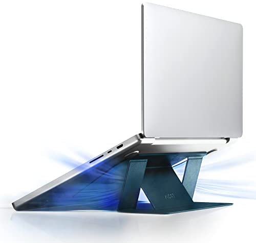 MOFT Graphene Cooling 2-Height MacBook Stand, Upgraded Traceless Glue, Fits Laptops Without Bottom Vents, Repositionable