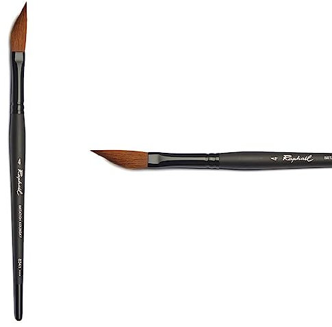 Raphael Innovative Synthetic Kolinsky Brush, Dagger 4, (RA8341-04)