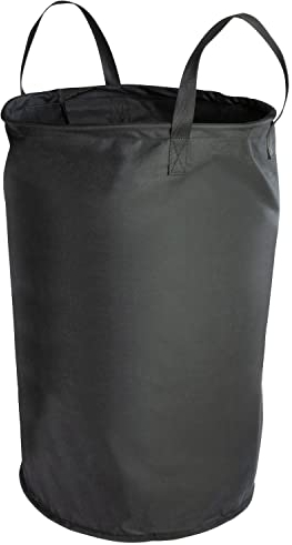 igadgitz home U7234 Cesto Ropa Sucia de Poliéster, Laundry Basket, Cesto Colada Plegable de Tela 75L - Negro