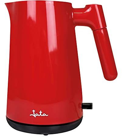 Jata JEHA1038 Hervidor de Agua Eléctrico 1 Litro, 2200 W, Libre de BPA, Base 360º, Desconexión Automática, Recogecables, Ebullición Rápida