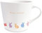 Grafik-Werkstatt | Kaffee-Tasse mit 100% Echtgold | Porzellan Tasse | 420 ml | Frohe Ostern! | Motiv Hasen | Für Kalt- und Heißgetränke