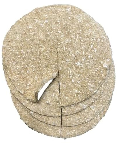 Terrafibre Unkrautschutzmatte aus 100% biologischen Hanf-Fasern (Rund - ⌀ 30cm x 1.27cm) - 5 Stück, zum verbessern das Wachstum und Überleben Ihrer Baum- oder Pflanzensetzlinge