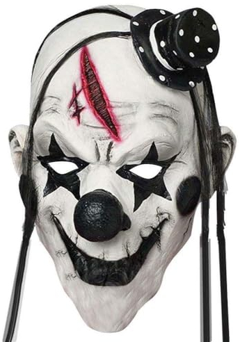 GOODS+GADGETS Maske für Halloween, Karneval Cosplay Gesichtsmaske, Vollmaske Kostüm Gesichtsmaske Fancy Grusel-Verkleidung Mottoparty (Clown)