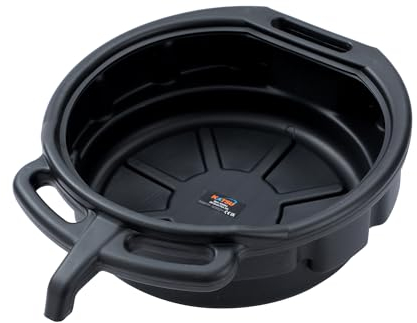 KATSU 16 Litros Bandeja de Drenaje de Aceite/Líquidos, Recogedor de Aceite Con Boquilla Vertedora, Bandeja Escurridor Cubeto de retención