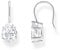 Thomas Sabo Ohrhänger mit weißem Zirkonia-Tropfen 925 Sterlingsilber H2290-051-14