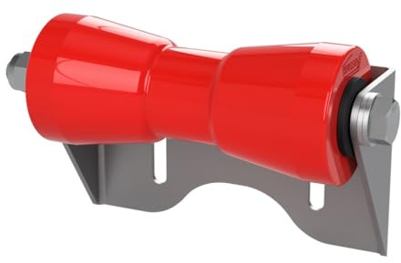 SUPROD Polyurethan Kielrolle mit Halter U Sliprolle Bootstrailer Sliphilfe verzinkt