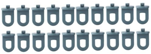 Sosoport 20 Pièces Crochet pour Pot de Fleurs Crochets pour Plantes de Crochet de Suspension pour bonsaï hamecon Drop Shot Jardiniere Plastique Crochet pour Plantes suspendues