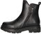 IGI&CO STIVALETTO DONNA NERO 6686200 PELLE FONDO GOMMA ROCCIA TACCO 4CM CHIUSURA ZIP