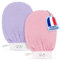 Gant Exfoliant Corps – Gant de Crin – Lot de 2 Gants Kessa – Gommage Corps et Visage Naturel – Efficace pour une peau Douce (Rose/Violet)