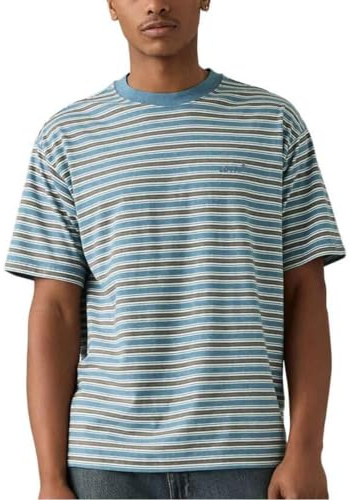 Levi's Red Tab Vintage Tee Tobi Stripe Indigo W, Tobi Stripe Indigo W, L