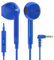 Ludos FEROX Wired Earbuds in-Ear Headphones, Earphones with Microphone, 5 Years Warranty, Noise Isolation Corded for 3.5mm Jack Ear Buds for iPhone, iPad, Samsung, Laptop, Gaming, Sports - Blue