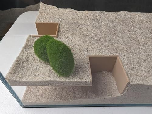 Fish Tank Tunnel Aquarium Hardscape, Shrimp Hide Aquarium Tunnel, Shrimp Tank Aquarium Decor Fish Tank Cave, Fish Tank Decorations Hideout, Fish Hideout for Aquarium, Fish Tank Accessories Decorations