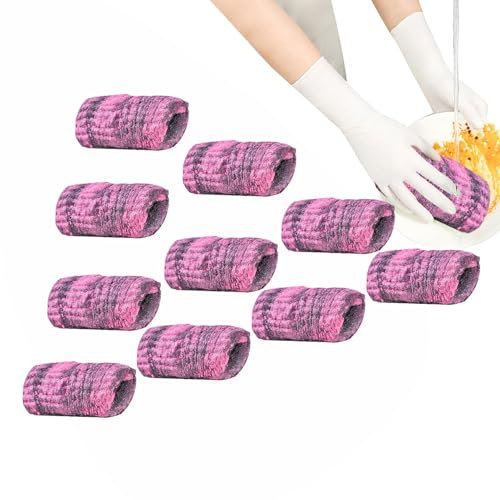 Stahlwollseife, Peeling Pads für Gerichte - Stahlwollreinigungskissen - Clean -Cleaner -Peeling ohne Kratzer nach Fliesen, Glas, Tabellengeschirr, Töpfen, Utensilien und Öfen