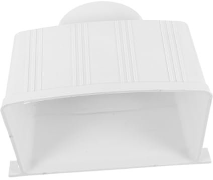 Pvc Rechteckiges Regenwasserfallrohr für Villen und Schuppen Weiß | Effektive Entwässerung, Einfache Montage, Modernes Schlichtes Design, Passend für Regenwassersammelsysteme