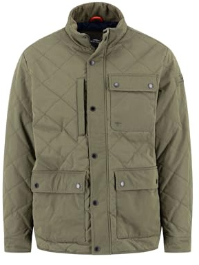 FYNCH-HATTON Steppjacke aus Materialmix mit Taschenklappen und Stehkragen