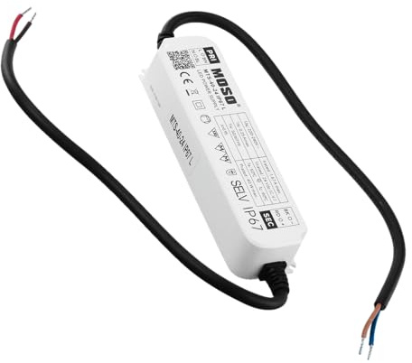 POPP MOSO Fuente de Alimentación LED Serie MTS 220-240V, IP67, 24V (40W)
