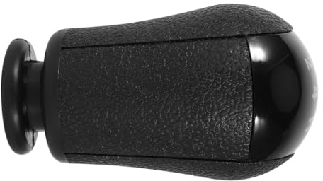 VGEBY Pomo de palanca de cambio, 5 cambios de velocidad de coche, cambio de velocidad, cambio de engranajes Knob, plástico ABS universal para vehículos automáticos, 2 colores (color negro)