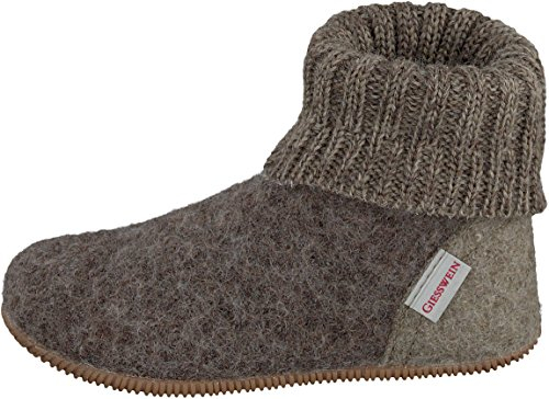 GIESSWEIN Wildpoldsried Kids, Hüttenschuhe Unisex-Kinder, Taupe 262, 24 EU
