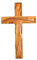 HolyRoses | Handgefertigtes christliches Wandkreuz aus Olivenholz aus Bethlehem | Echtes Produkt | 12,1 cm 12 cm Echtes Produkt für spirituelle Wohnkultur