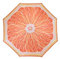 Meinposten Sonnenschirm Ø 150 cm Strandschirm knickbar Schirm Balkonschirm Gartenschirm (Orange)
