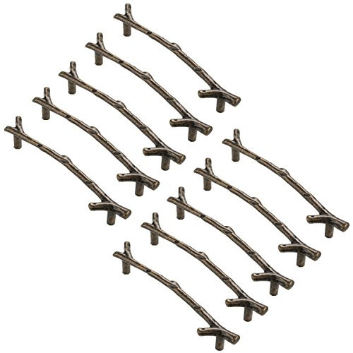 10pcs Europäische Zink-Legierung Küche Kabinett Schublade Tür Griff Knopf Möbelgriffe Türgriffe Schrankgriff Retro Landhaus Stil Griff von Creatwls
